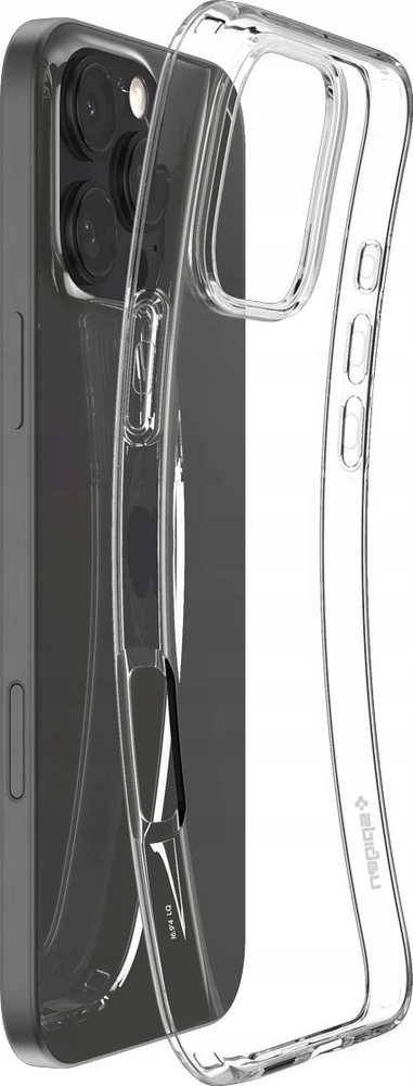 Dėklas Spigen Crystal Flex, kristalinio skaidrumo - iPhone 16 Pro