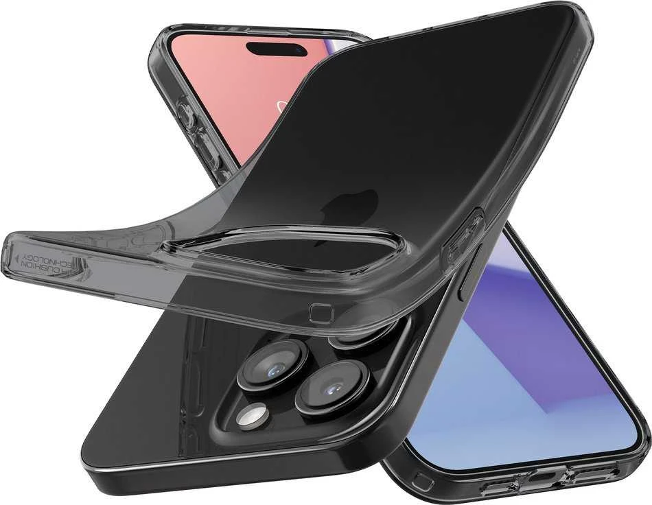 Dėklas Spigen Crystal Flex, kosminis kristalas - iPhone 15 Pro Max