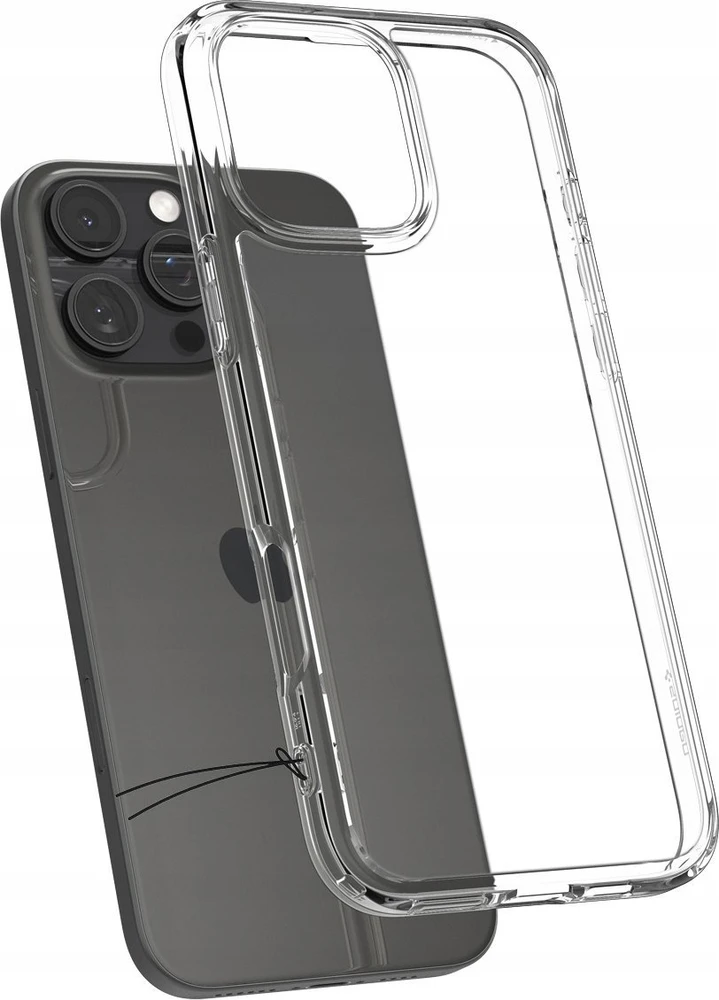 Dėklas „Spigen Crystal Hybrid“, krištolo skaidrumo – „iPhone 16 Pro Max“
