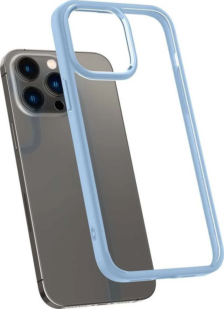 Dėklas Spigen Crystal Hybrid, sierra mėlyna - iPhone 14 Pro Max