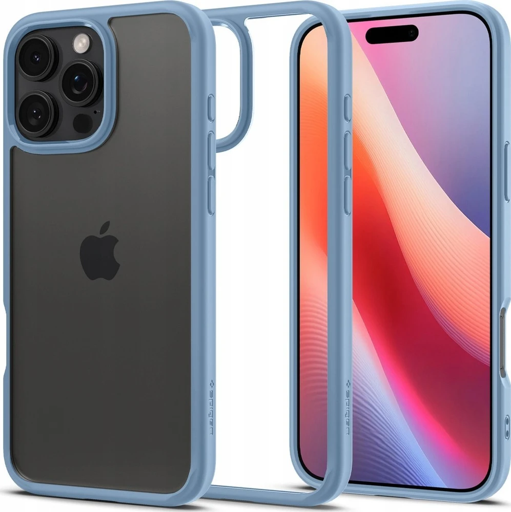 Dėklas Spigen Crystal Hybrid, sierra mėlynas - iPhone 16 Pro Max