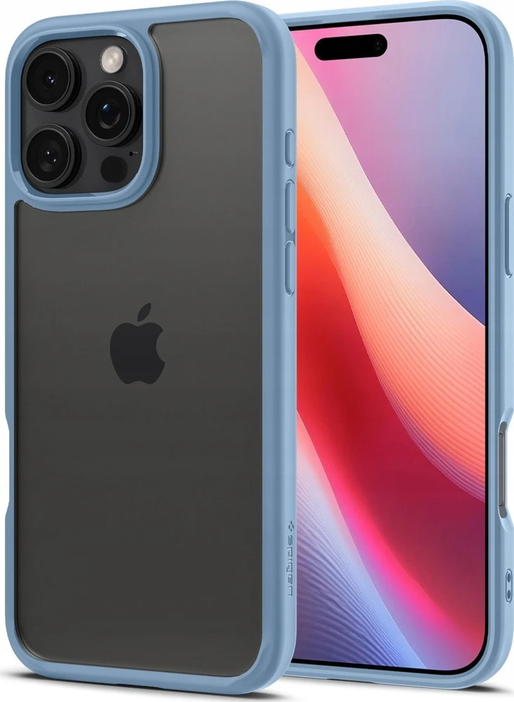 Dėklas Spigen Crystal Hybrid, sierra mėlynas - iPhone 16 Pro Max