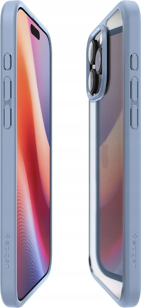 Dėklas Spigen Crystal Hybrid, sierra mėlynas - iPhone 16 Pro Max