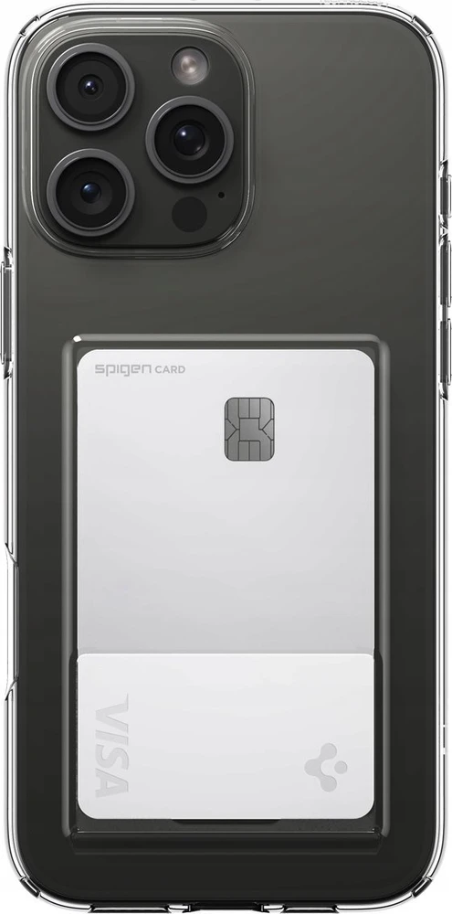 Dėklas Spigen Crystal Slot, krištolo skaidrumo – iPhone 16 Pro Max