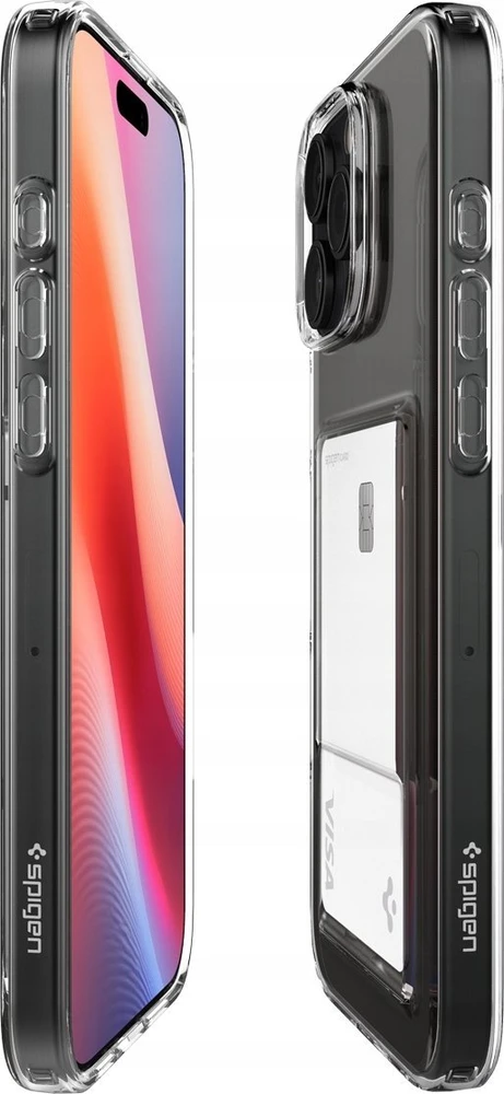 Dėklas Spigen Crystal Slot, krištolo skaidrumo – iPhone 16 Pro Max