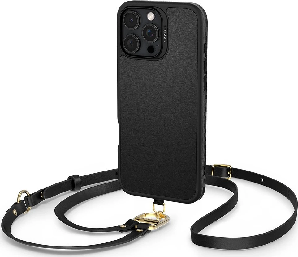 Apple iPhone 16 Pro Max Spigen Cyrill Kajuk Classic Charm Mag MagSafe dėklas telefonui juodos spalvos