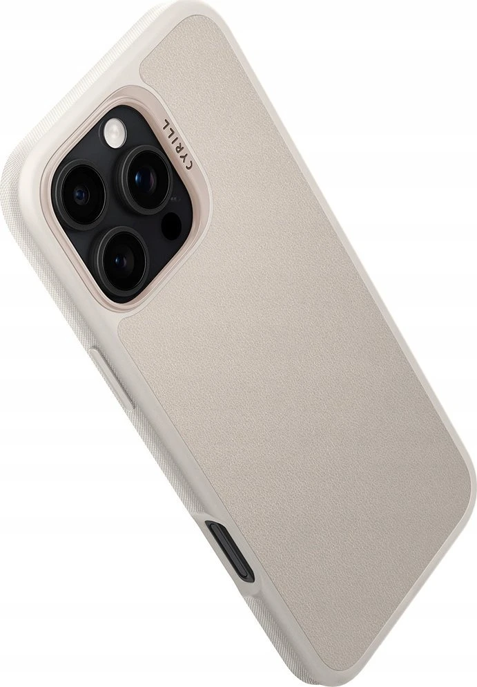 Apple iPhone 16 Pro Max Spigen Cyrill Kajuk MagSafe dėklas jūsų telefonui kreminės spalvos