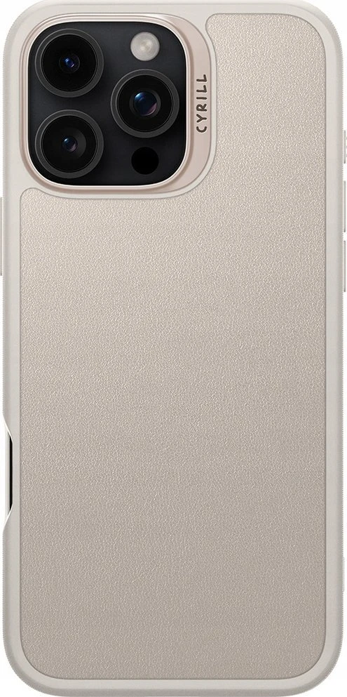 Apple iPhone 16 Pro Max Spigen Cyrill Kajuk MagSafe dėklas jūsų telefonui kreminės spalvos