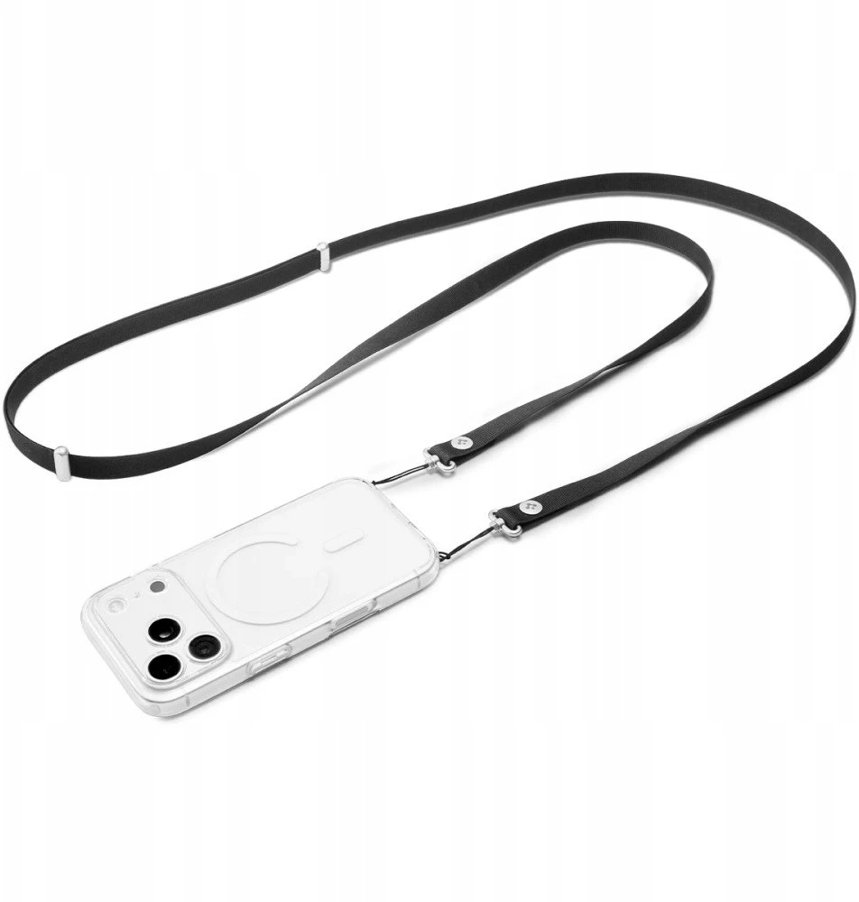 Spigen DA30L LAnyard Strap Crossbody juodas