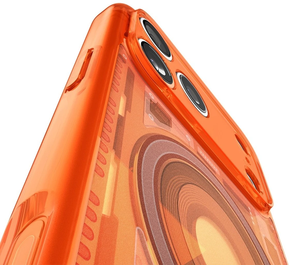 Dėklas Spigen Ultra Hybrid MagSafe Case for iPhone 18 Pro / 17 Pro - Oranžinis