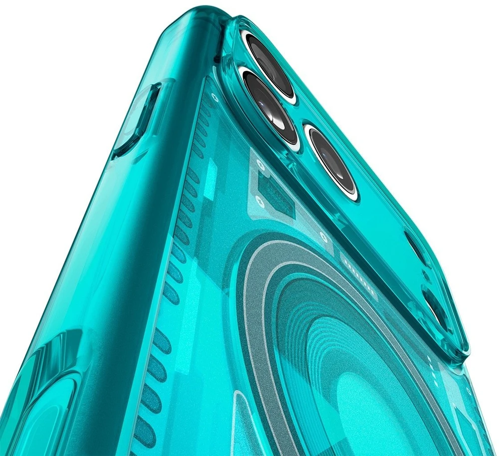 Dėklas Spigen Ultra Hybrid MagSafe case for iPhone 18 Pro / 17 Pro - light mėlynas