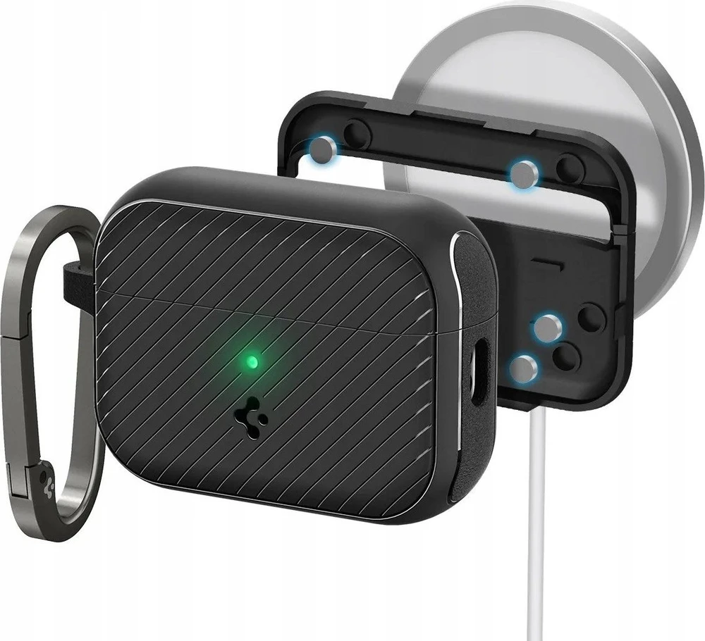 Spigen Mag Armor MagSafe, juodas - AirPods Pro 2