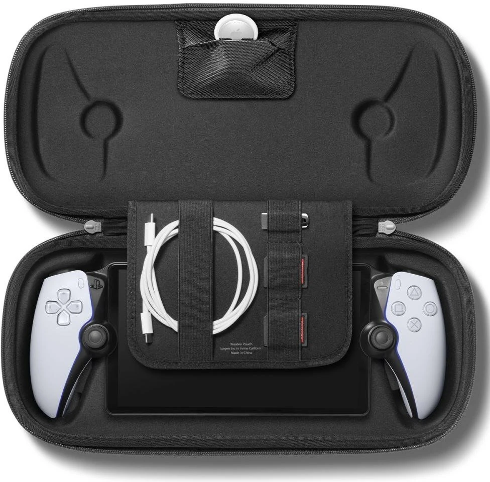 Dėklas Spigen Klasden Pouch, charcoal pilka - Sony PlayStation Portal