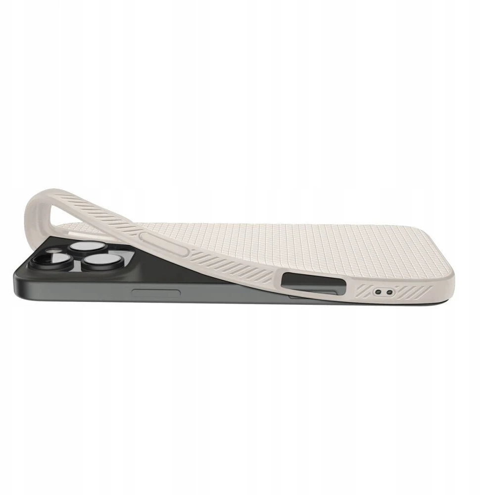 Dėklas „Spigen Liquid Air“, natūralus titanas – „iPhone 17 Pro Max“