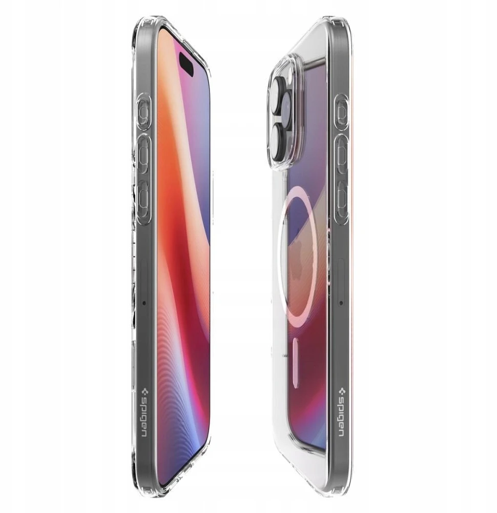 Dėklas „Spigen Liquid Crystal MagSafe“, skaidrus baltas - iPhone 17 Pro Max