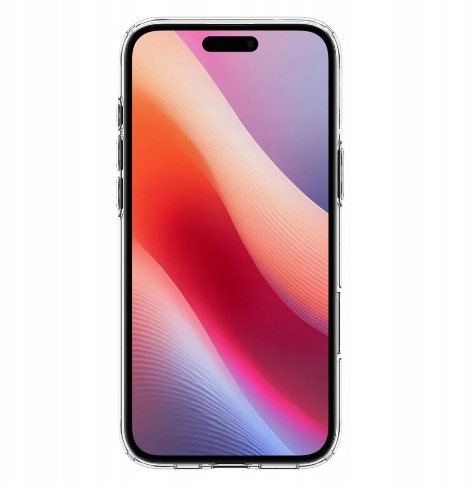 Spigen Liquid Crystal MagSafe dėklas skirtas Apple iPhone 17 – skaidrus and baltos spalvos