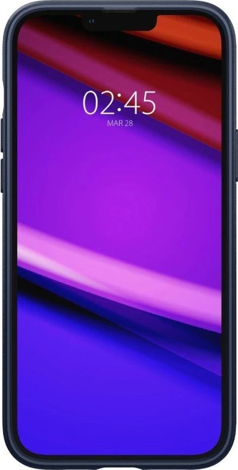 Spigen Mag Armor iPhone 14 Plus telefono dėklas, mėlynos spalvos
