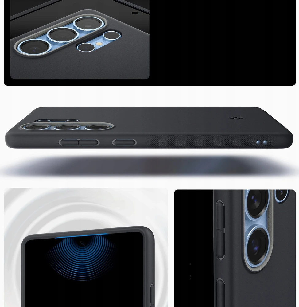 Spigen Caseology Nano Pop dėklas skirtas Samsung Galaxy S25 Ultra – juodos spalvos
