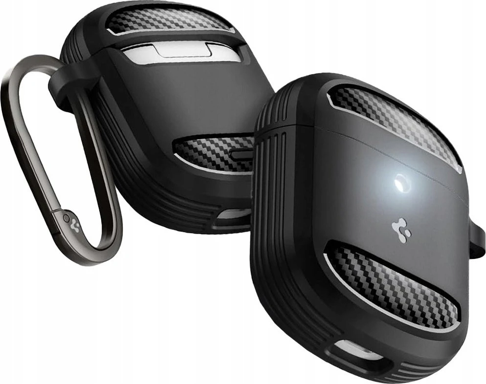 Spigen Rugged Armor apsauginis dėklas, skirtas Google Pixel Buds Pro 2, juodos spalvos