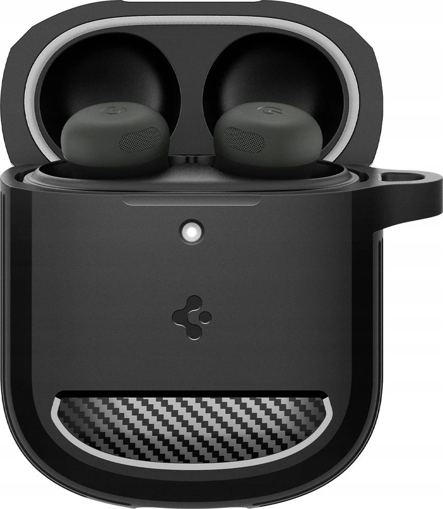 Spigen Rugged Armor apsauginis dėklas, skirtas Google Pixel Buds Pro 2, juodos spalvos