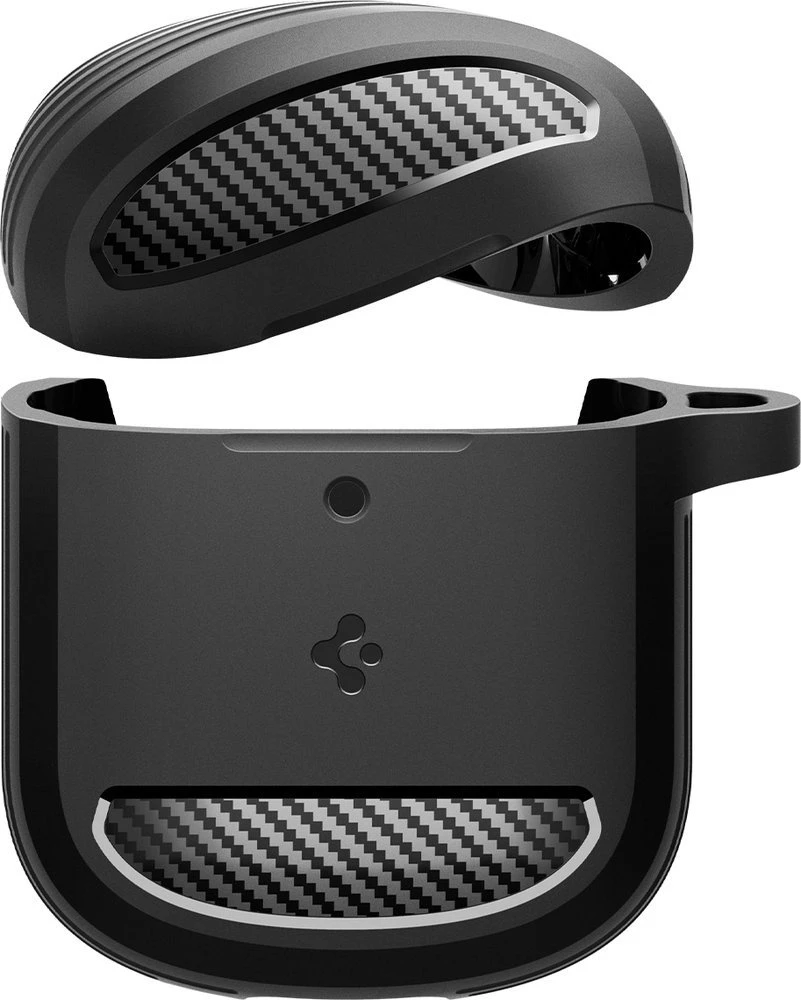 Spigen Rugged Armor apsauginis dėklas, skirtas Google Pixel Buds Pro 2, juodos spalvos