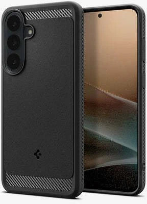 Dėklas SPIGEN RUGGED ARMOR GALAXY S25 FE / S26 FE matinis juodas