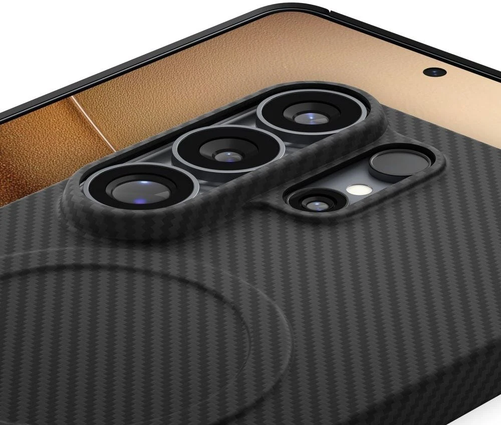 Dėklas SPIGEN AIRSKIN ARAMID MAG MagSafe Samsung Galaxy S26 ULTRA Juodas