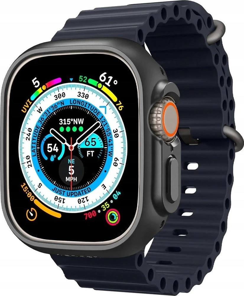 Spigen Thin Fit Apple Watch Ultra 49mm juoda/juodas ACS05458 | Spigen