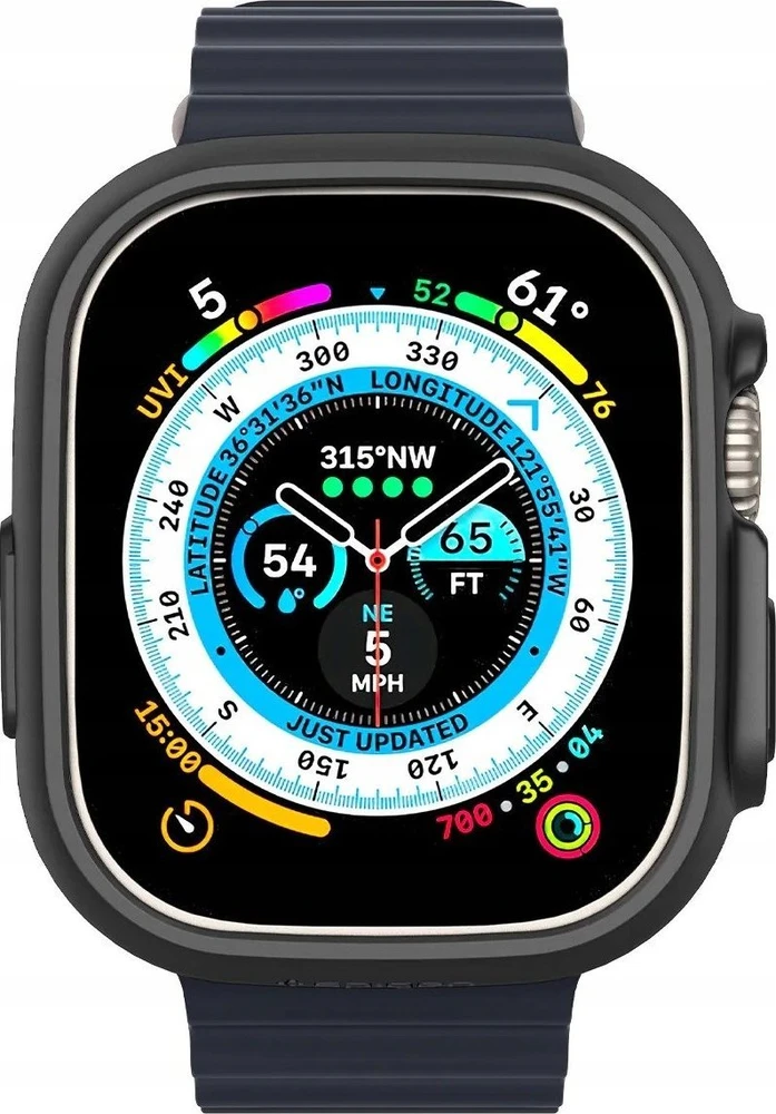 Spigen Thin Fit Apple Watch Ultra 49mm juoda/juodas ACS05458 | Spigen