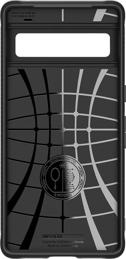 Dėklas Spigen Rugged Armor, juodas - Google Pixel 7 Pro