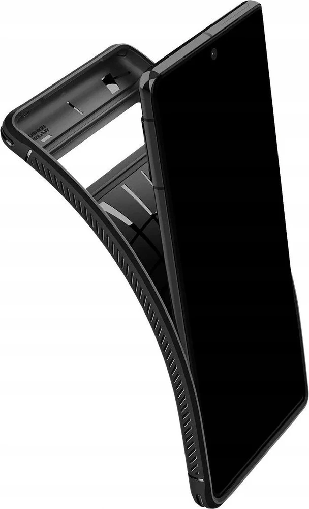Dėklas Spigen Rugged Armor, juodas - Google Pixel 7 Pro