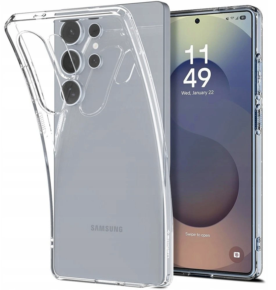 Spigen Liquid Crystal dėklas skirtas Samsung Galaxy S26 Ultra – skaidrus