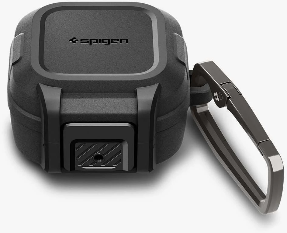 Dėklas Spigen Lock Fit Samsung Galaxy Buds 4 / 4 Pro Matte juodos spalvos