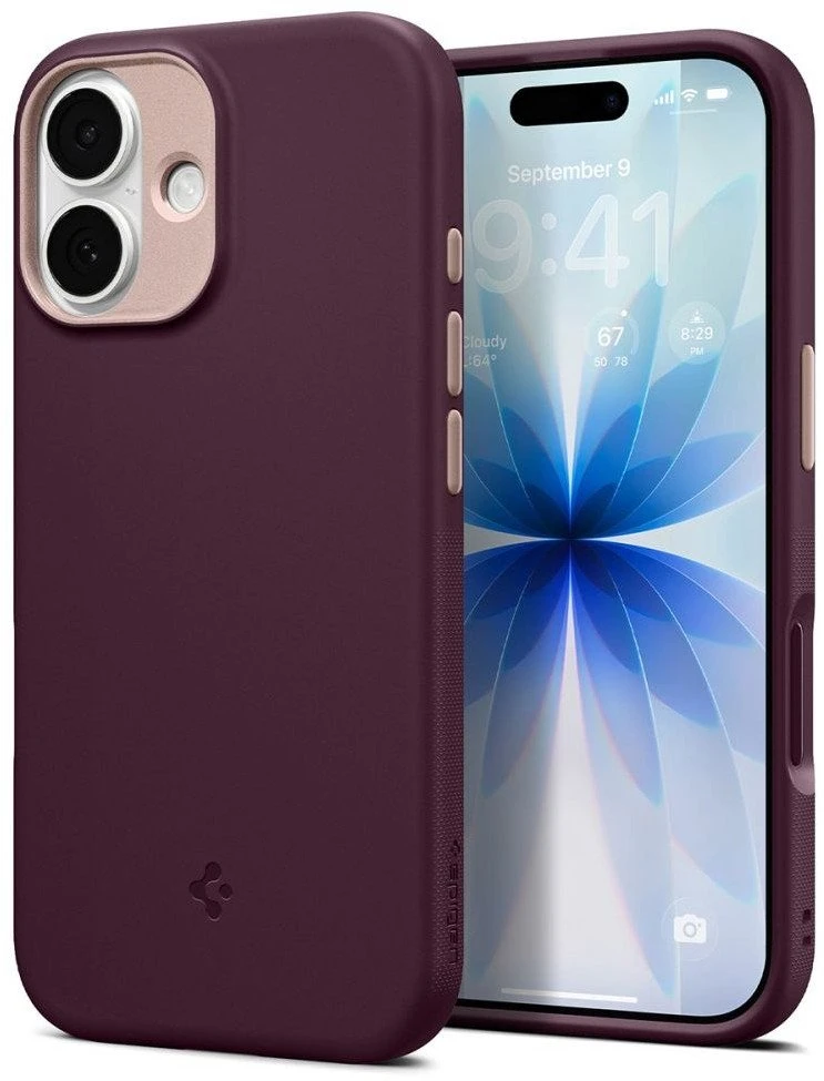 Spigen Nano Pop Mag MagSafe dėklas iPhone 17 - bordo