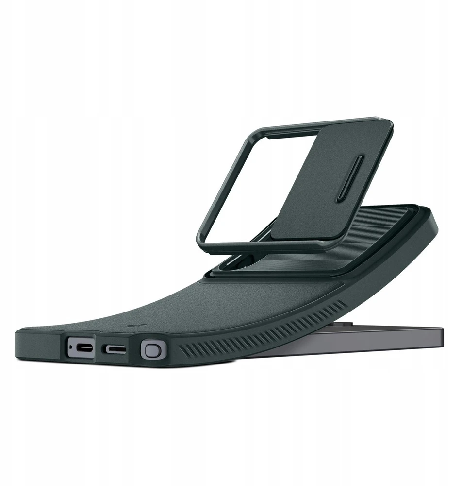Spigen Optik Armor dėklas skirtas Samsung Galaxy S26 Ultra – žalios spalvos