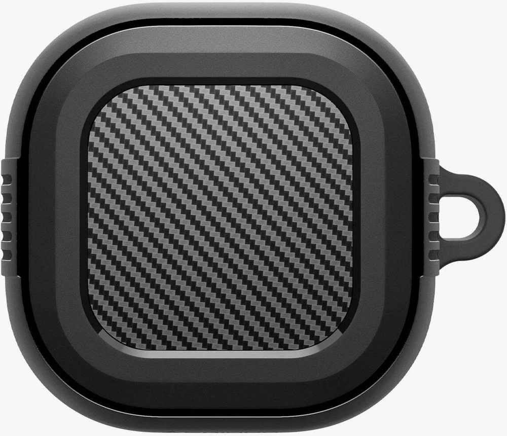 Dėklas Spigen RUGGED Armor Samsung Galaxy Buds 4 / 4 Pro Matte juodos spalvos
