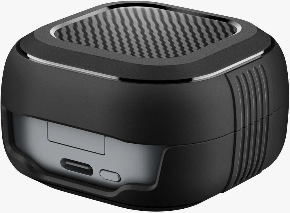 Dėklas Spigen RUGGED Armor Samsung Galaxy Buds 4 / 4 Pro Matte juodos spalvos