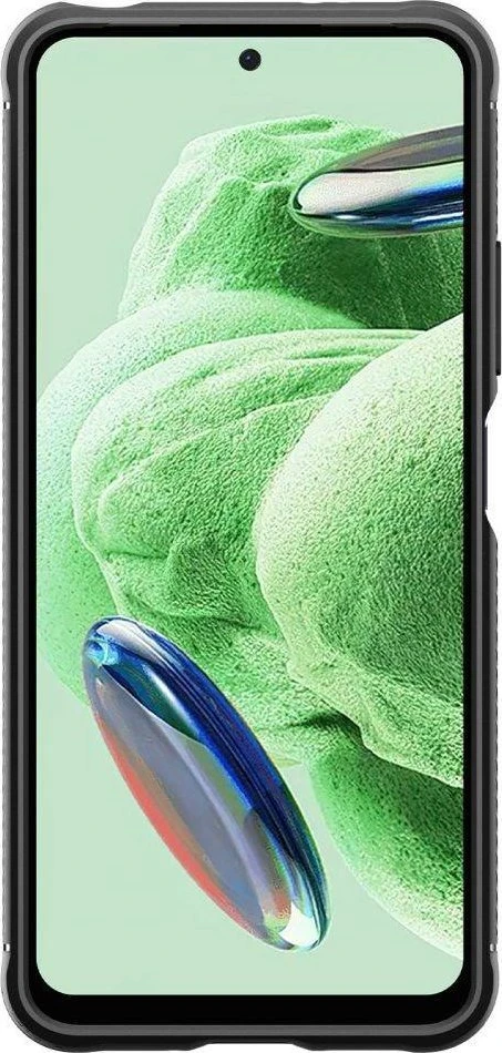 Dėklas Spigen Rugged Armor, juodas - Xiaomi Redmi Note 12 5G/ POCO X5 5G