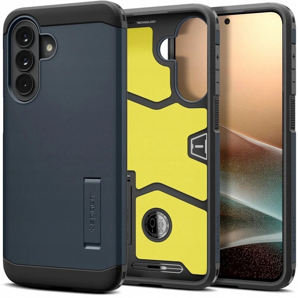 „Spigen Tough Armor Galaxy A57 5G“ metalinis skalūno spalvos dėklas