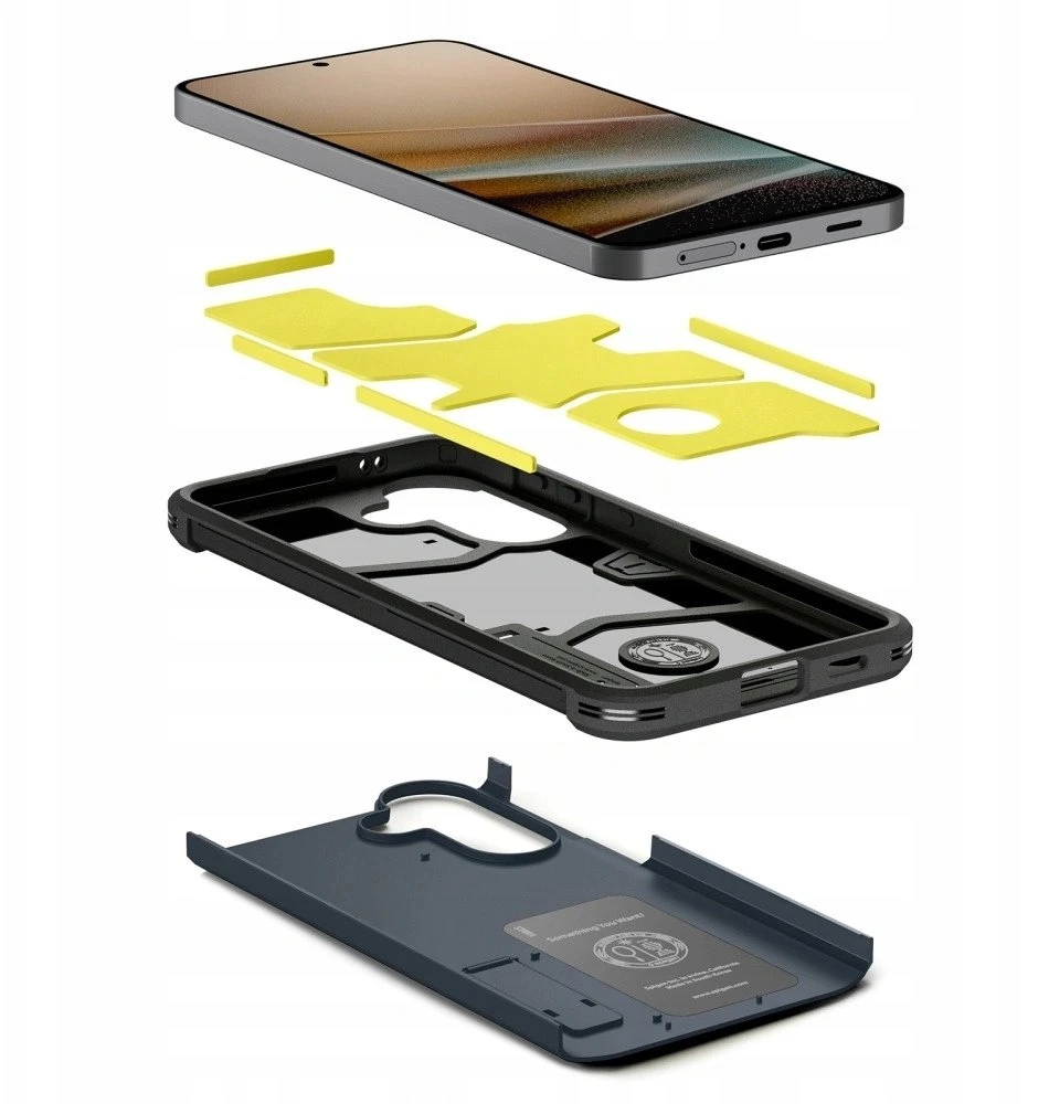 „Spigen Tough Armor Galaxy A57 5G“ metalinis skalūno spalvos dėklas