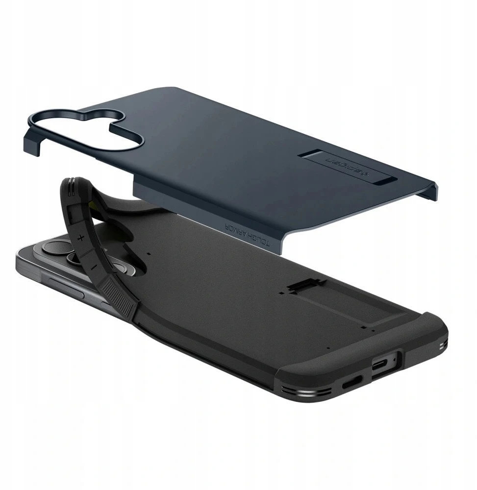 „Spigen Tough Armor Galaxy A57 5G“ metalinis skalūno spalvos dėklas