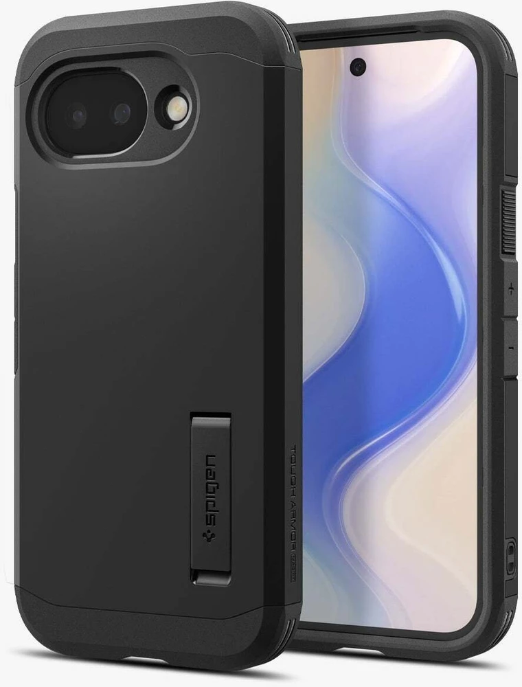 Spigen Tough Armor MAG MagSafe dėklas Google Pixel 10A juodos spalvos