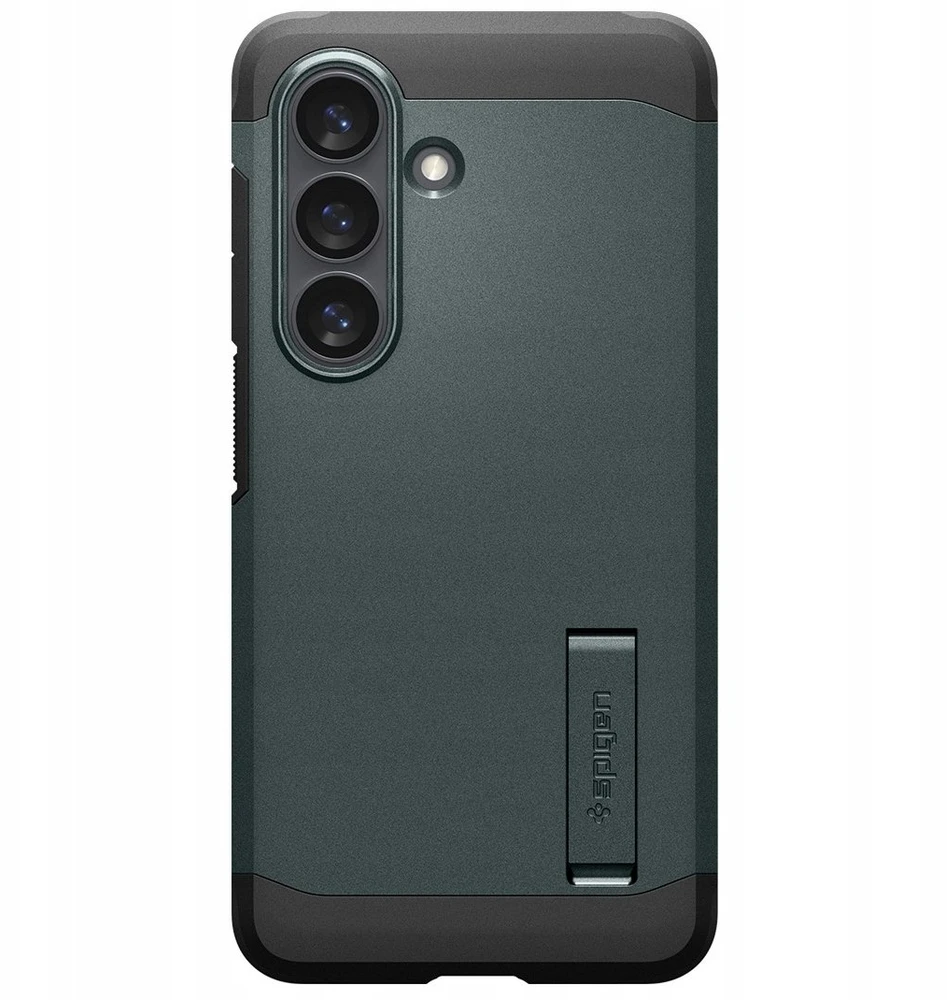 Spigen Tough Armor Mag MagSafe dėklas skirtas Samsung Galaxy S26 – žalios spalvos