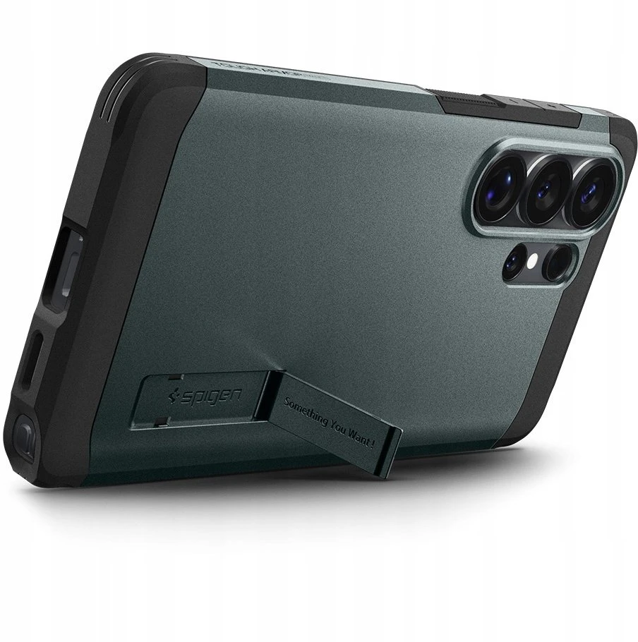 Spigen Tough Armor Mag MagSafe dėklas skirtas Samsung Galaxy S26 Ultra – žalios spalvos