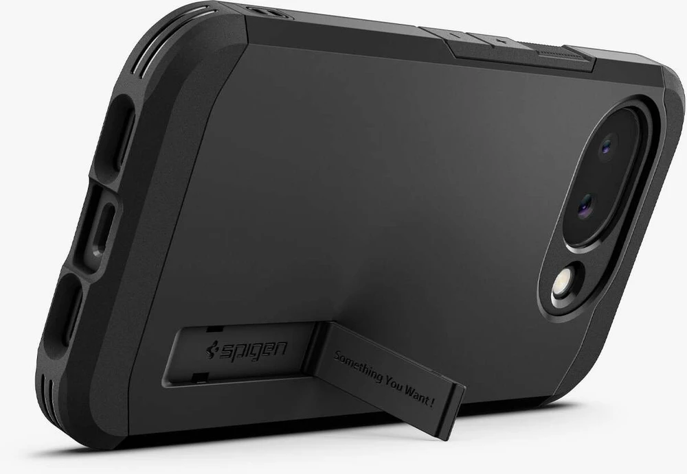 Spigen Tough Armor MAG MagSafe dėklas Google Pixel 10A juodos spalvos