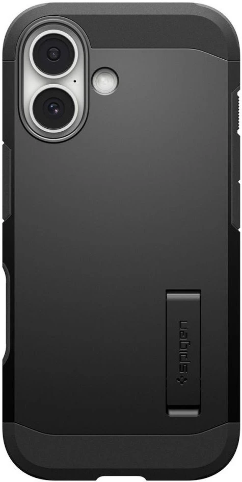 Spigen Tough Armor „T“ MagSafe dėklas skirtas iPhone 17 – juodos spalvos