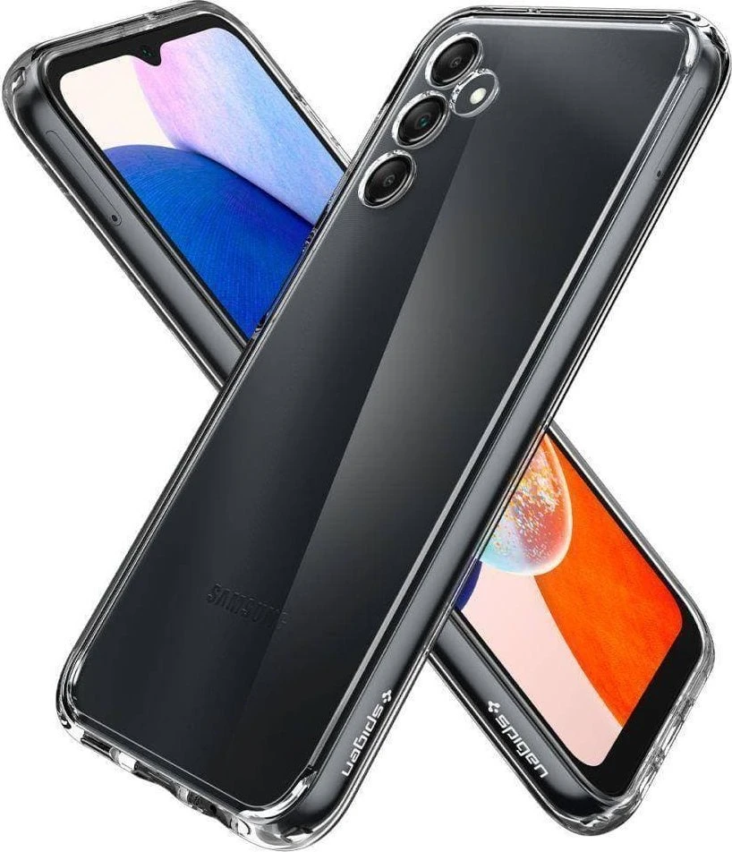 Spigen Ultra Hybrid dėklas skirtas Samsung Galaxy A14 5G (NA), spalva - Crystal Clear