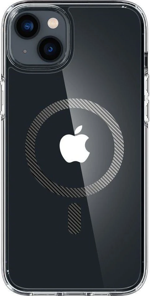 Spigen Ultra Hybrid (MagFit) dėklas skirtas Apple iPhone 14 Plus, spalva - Carbon Fiber