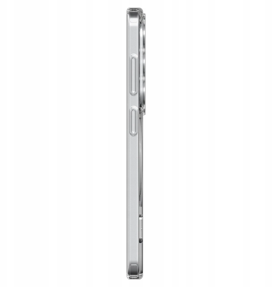 Spigen Ultra Hybrid S Mag MagSafe dėklas skirtas Samsung Galaxy S26 – skaidruus ir baltos spalvos