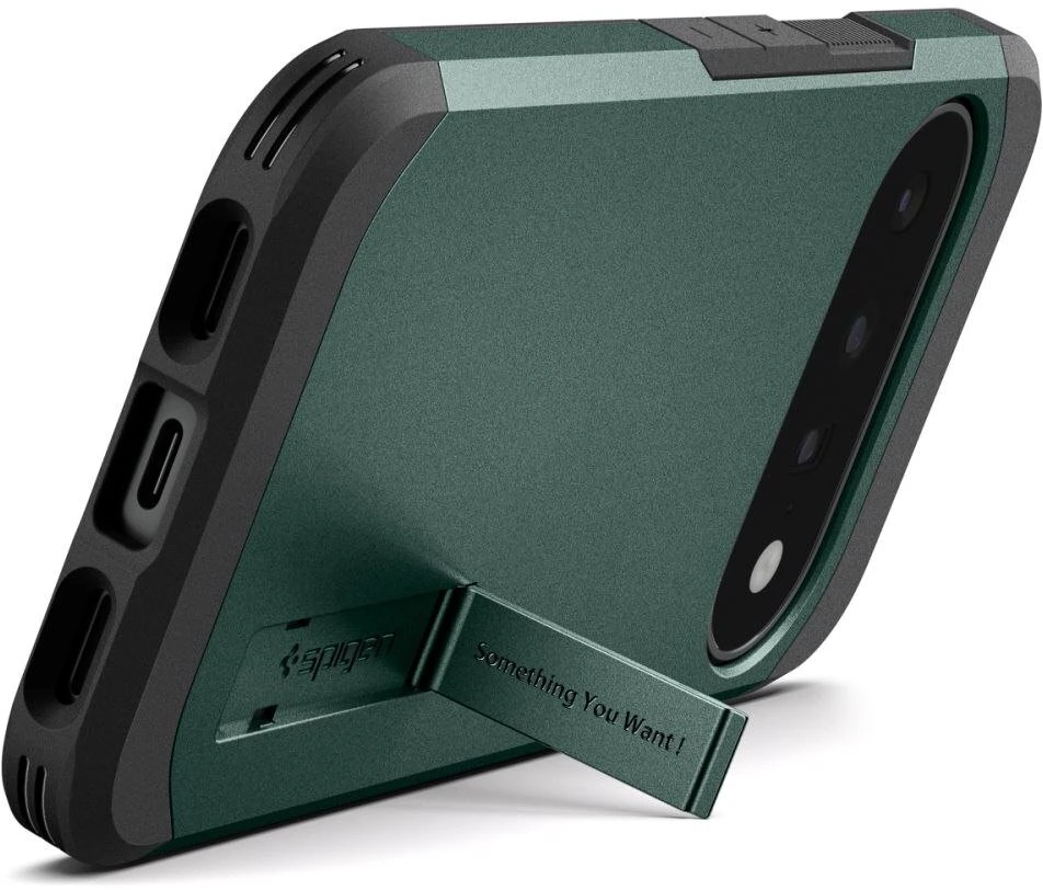 SPIGEN TOUGH ARMOR MAG MAGSAFE DĖKLAS GOOGLE PIXEL 11 ABYSS Žalias